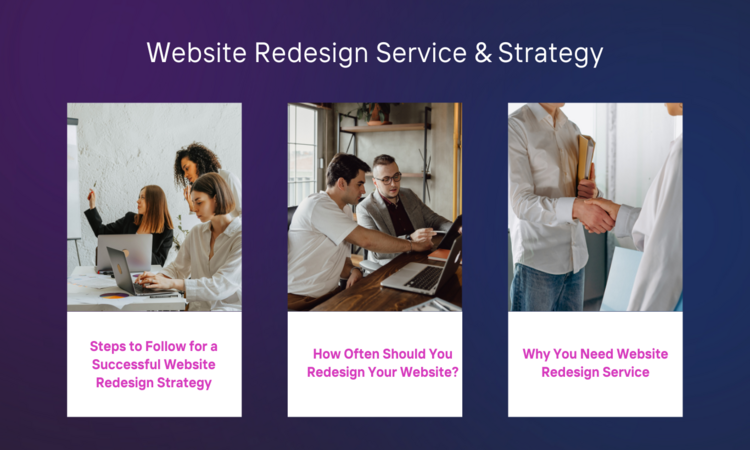 guide to website redesign service and strategy