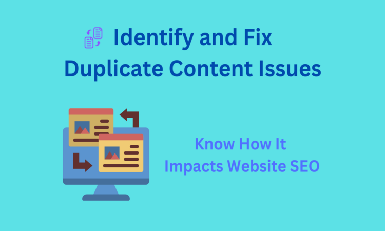 identify and fix duplicate content issues on your website